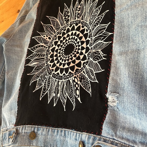 Reworked Jean Jacket - Picture 3 of 6